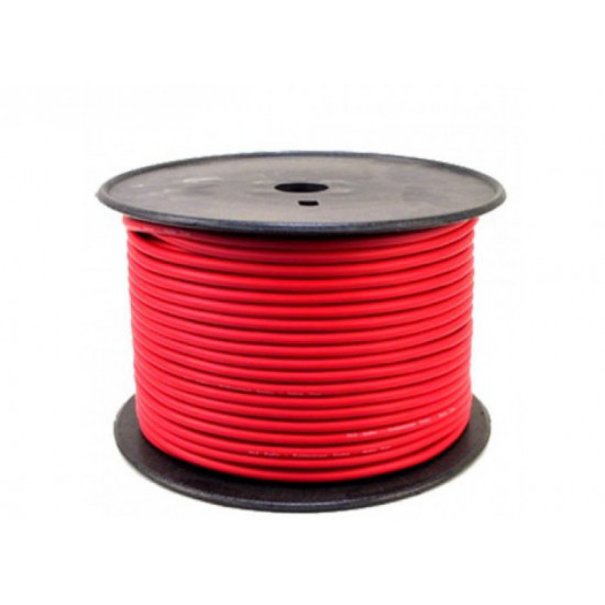 100M ROLL BALANCED MICROPHONE CABLE RED