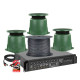 Garden weatherproof background music outdoor speaker system