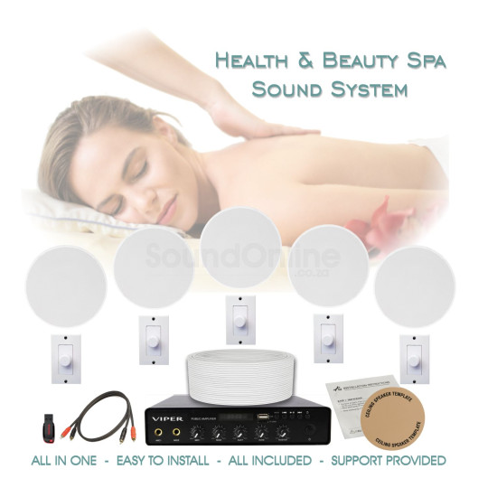 Health / Beauty Spa Sound System Kit