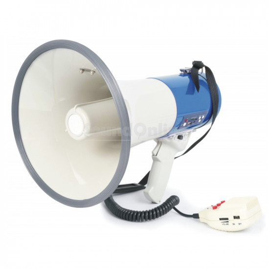 60W MEGAPHONE WITH USB/SD AND SIREN