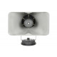 Single Horn Car Roof Megaphone on Suction Cup with USB/SD Player & Bluetooth